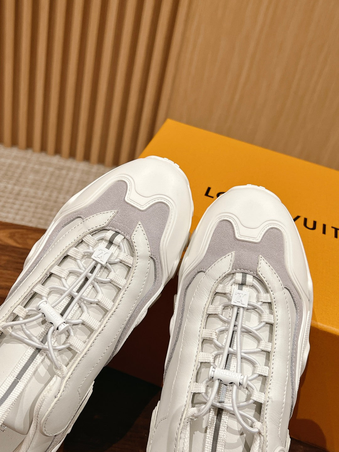 Louis Vuitton Rush Sneaker Black Mix Grey Cowhide
