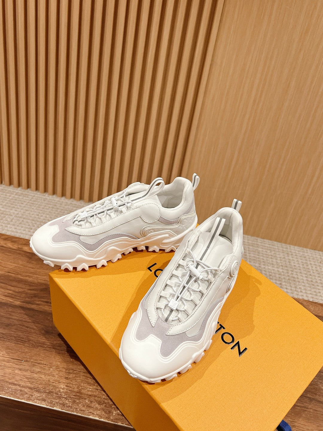 Louis Vuitton Rush Sneaker Black Mix Grey Cowhide