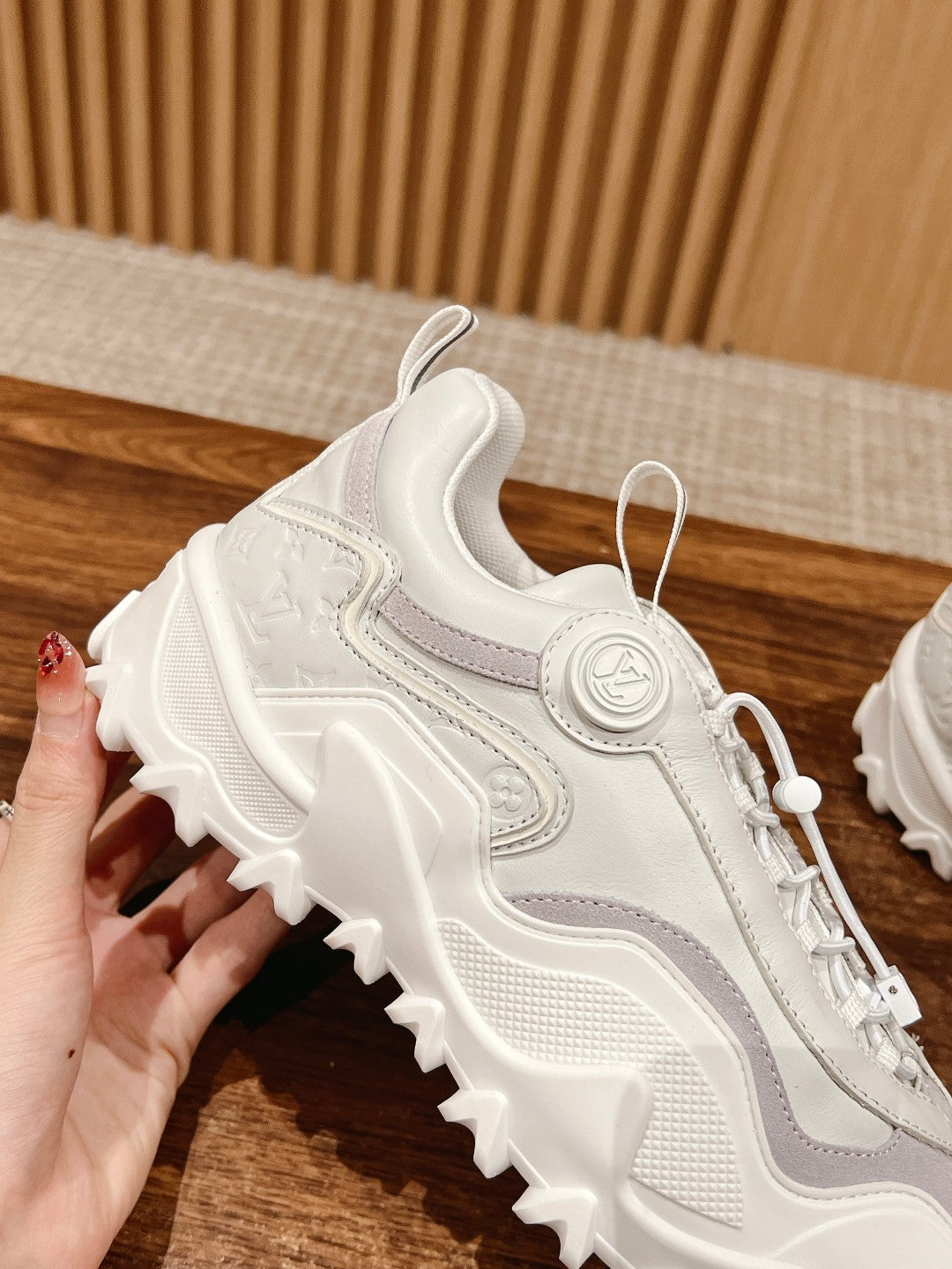 Louis Vuitton Rush Sneaker Black Mix Grey Cowhide
