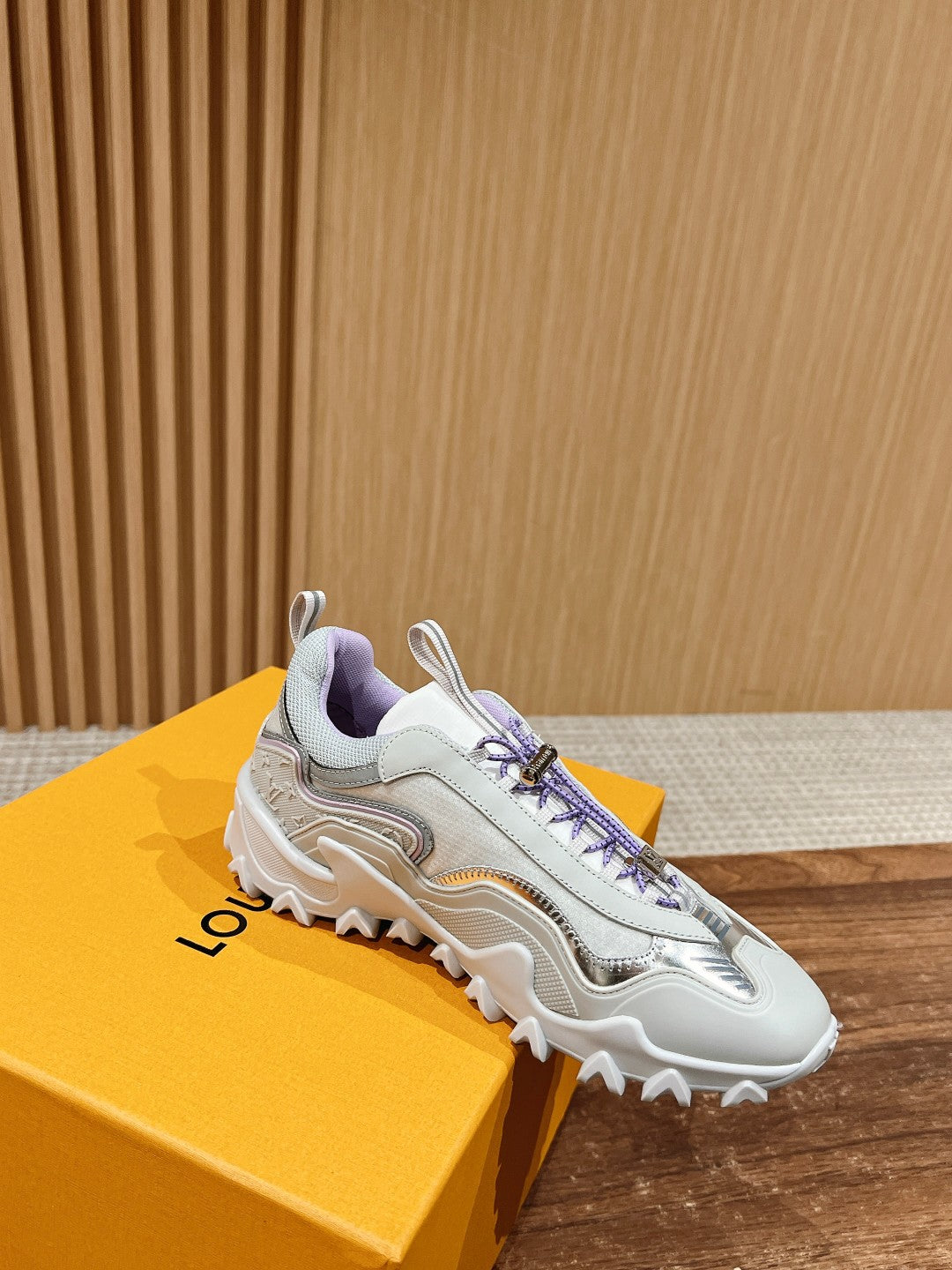 Louis Vuitton Rush Sneaker Black Mix Purple Cowhide