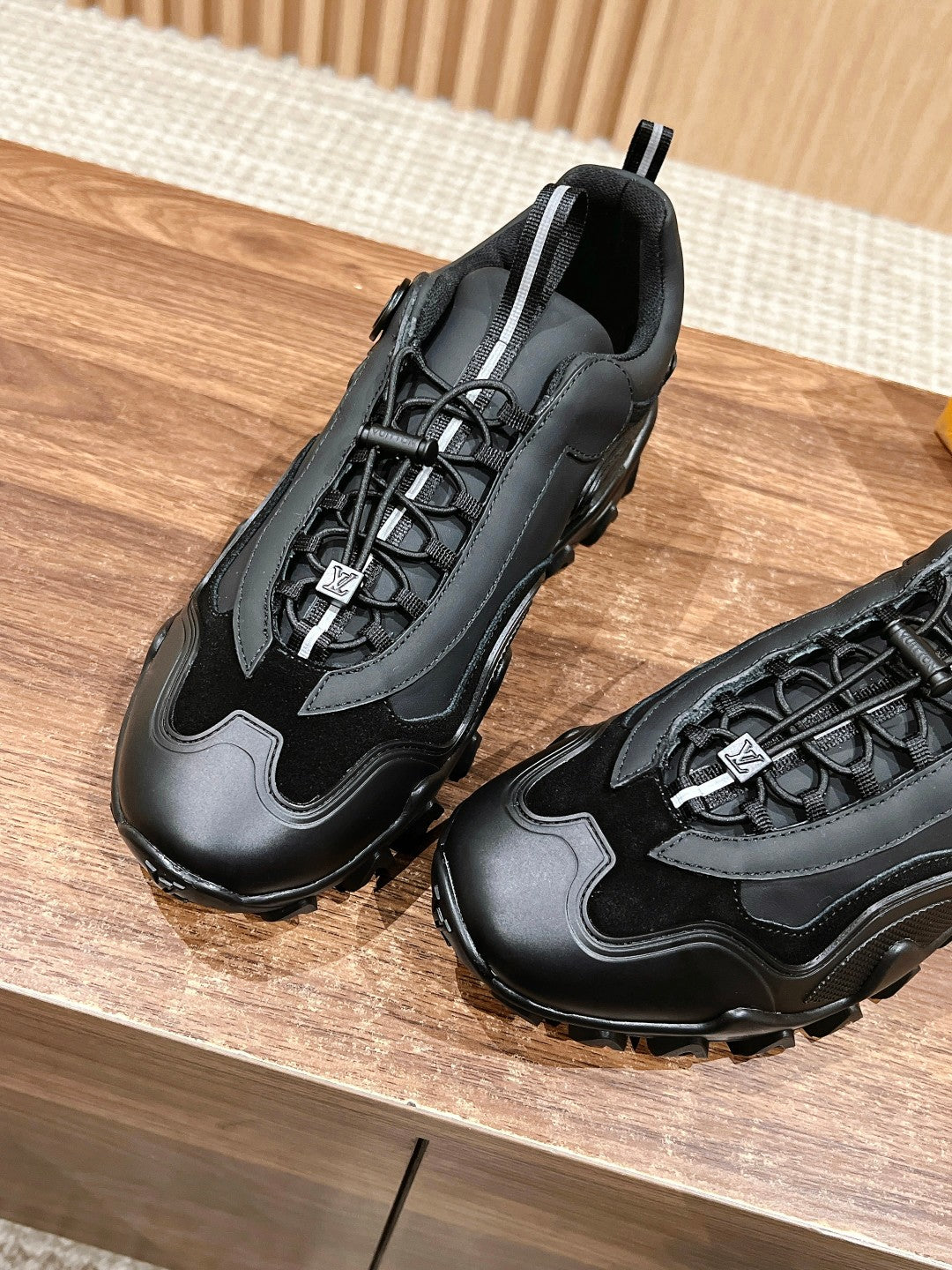Louis Vuitton Rush Sneaker Black Cowhide