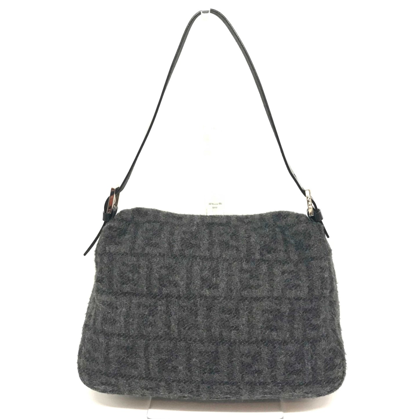 Fendi Wool Mamma Baguette Shoulder Bag