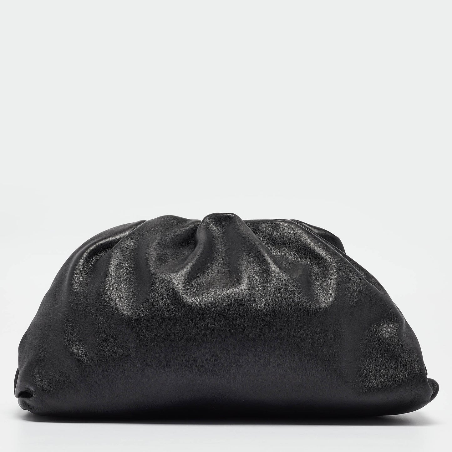 BOTTEGA VENETA Black Leather Classic Pouch
