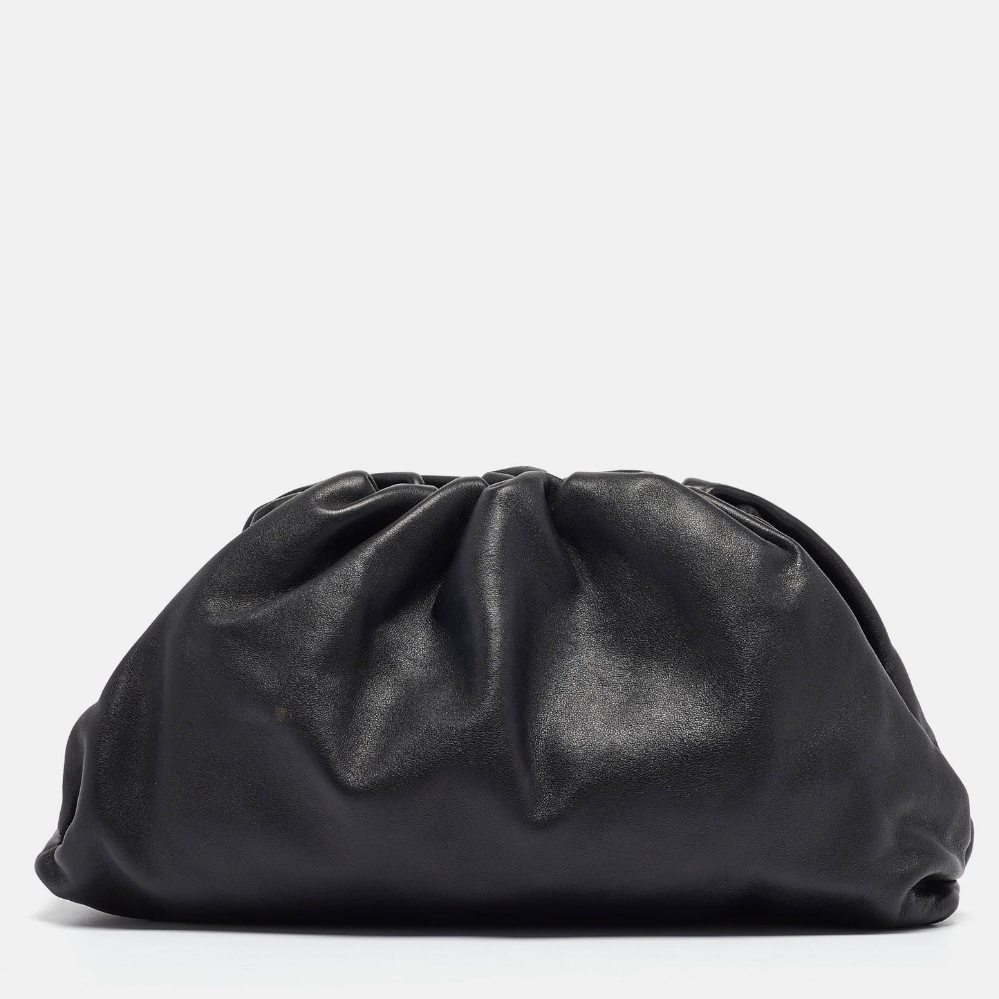 BOTTEGA VENETA Black Leather Classic Pouch