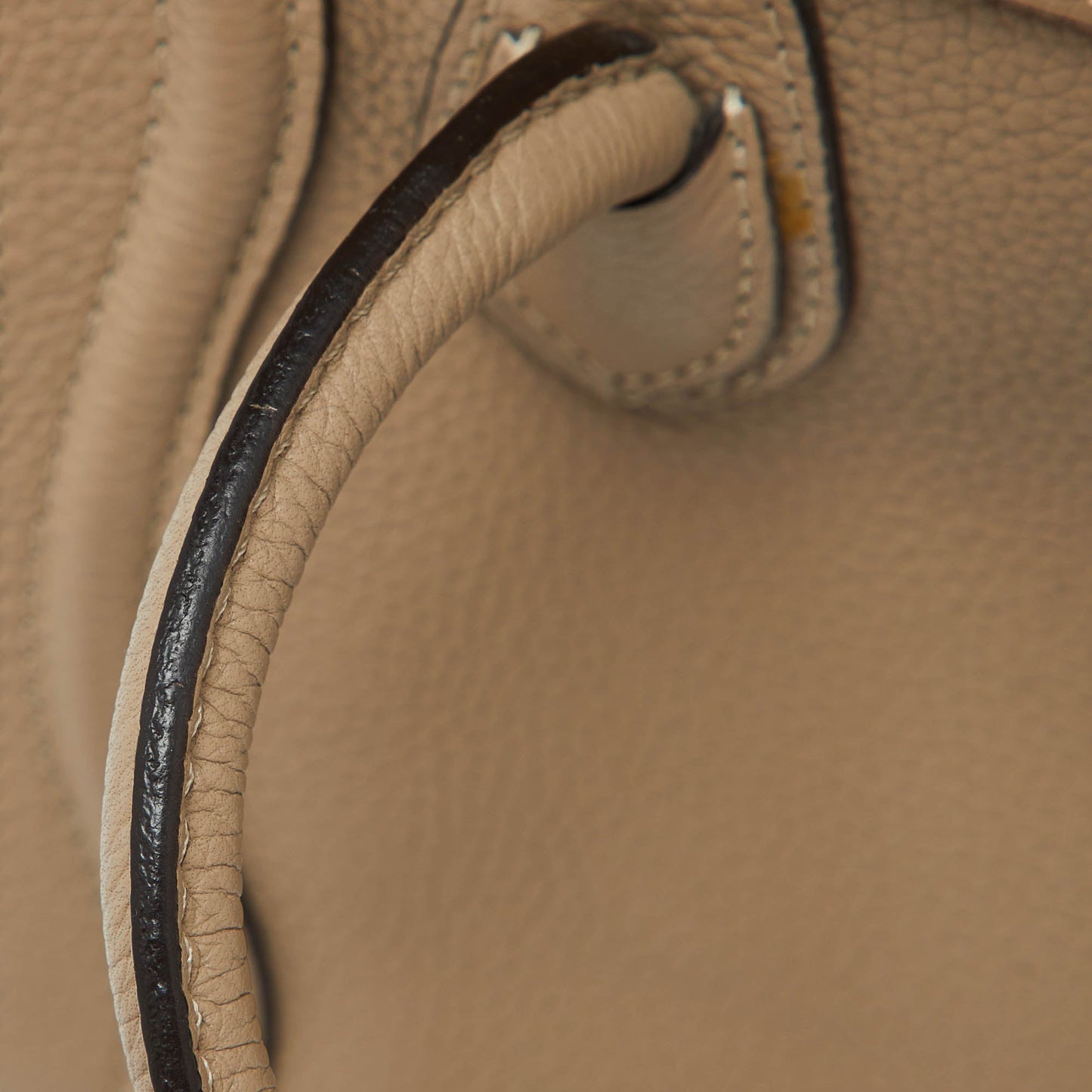 CELINE Beige Leather Nano Luggage Tote
