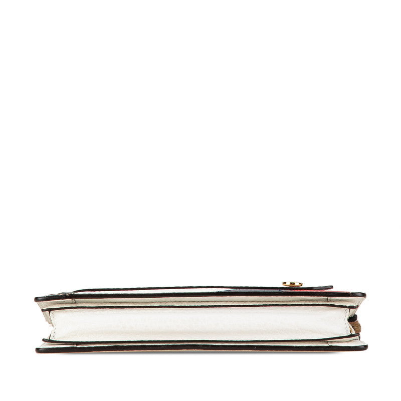 Fendi Fila Leather Clutch Bag 7VA350