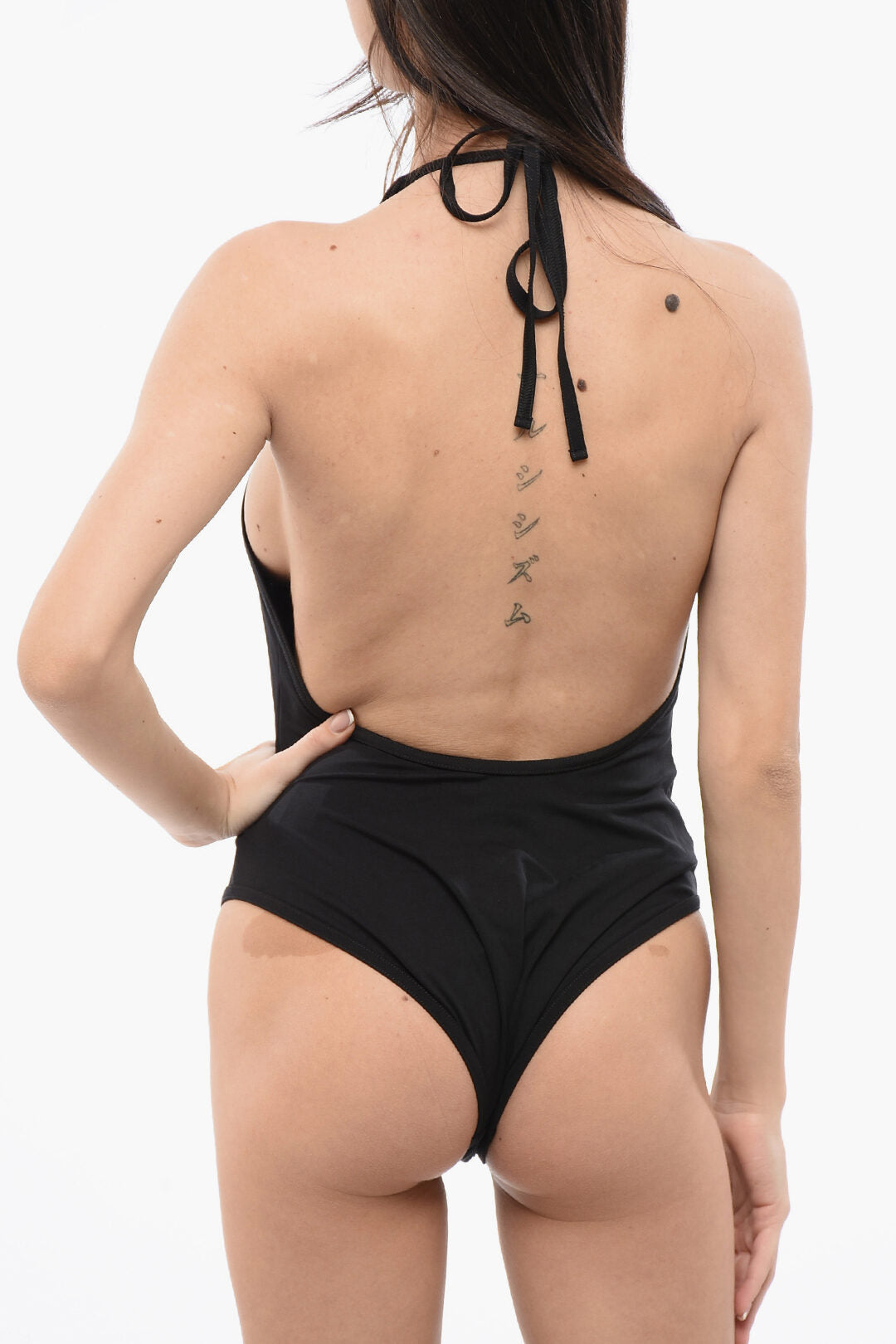 Bottega Veneta One-piece Swimsuit with Lace-up Detail
