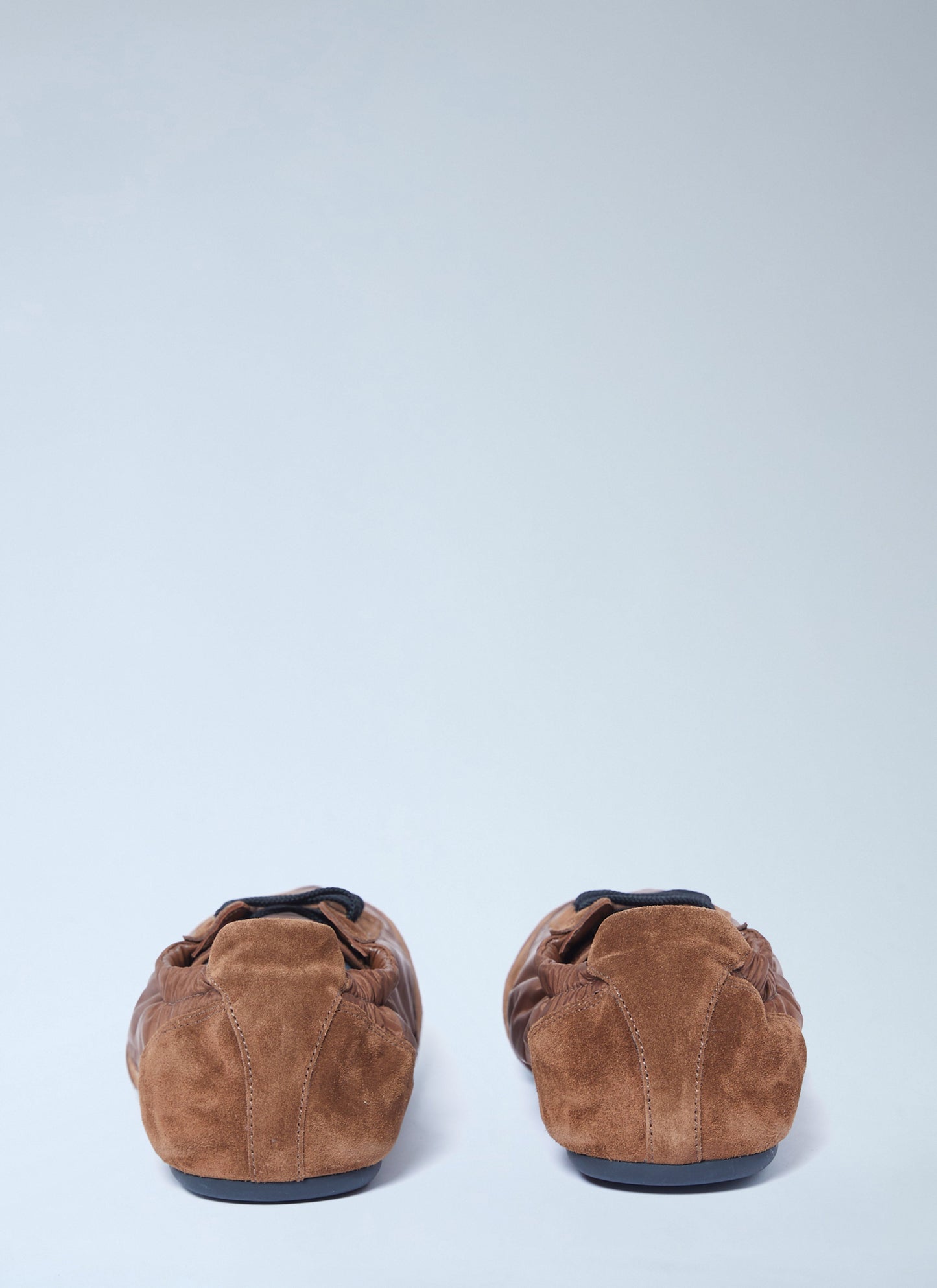 Prada Men Collapse Re-Nylon And Suede Sneakers