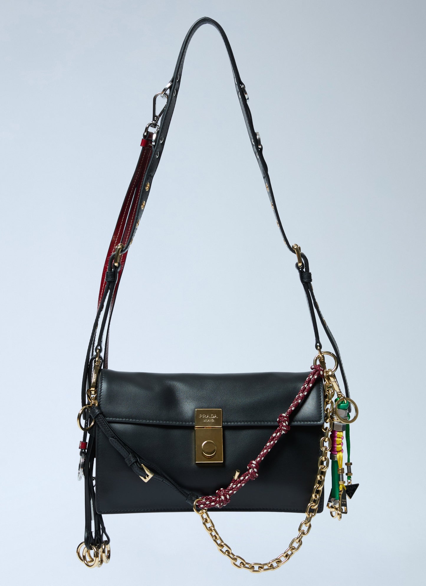 Prada Women Small Soft Sound Crossbody Bag