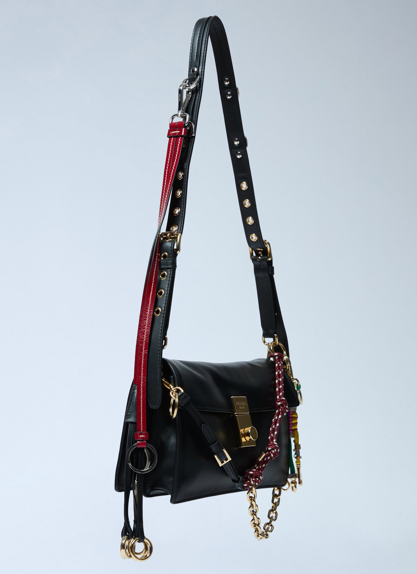 Prada Women Small Soft Sound Crossbody Bag