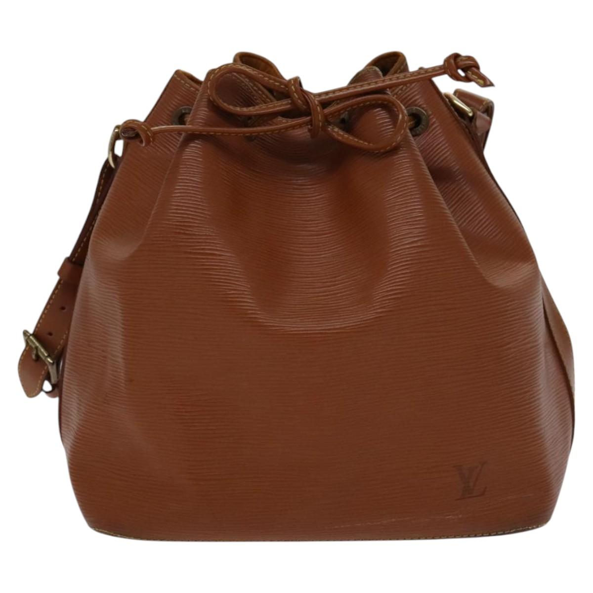 LOUIS VUITTON Epi Petit Noe Shoulder Bag Zipangu Gold M44108 LV th5628