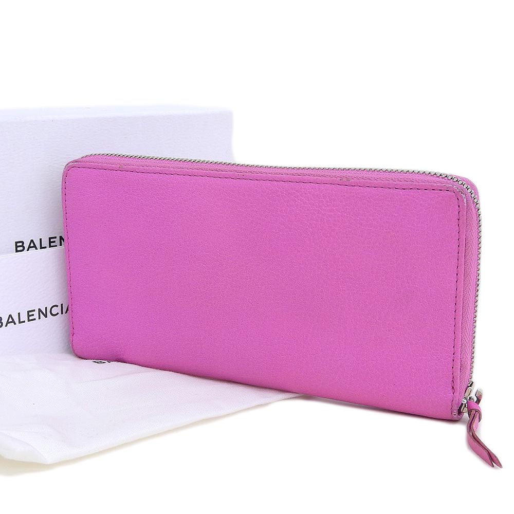 Balenciaga Classic Metallic Edge Continental Wallet