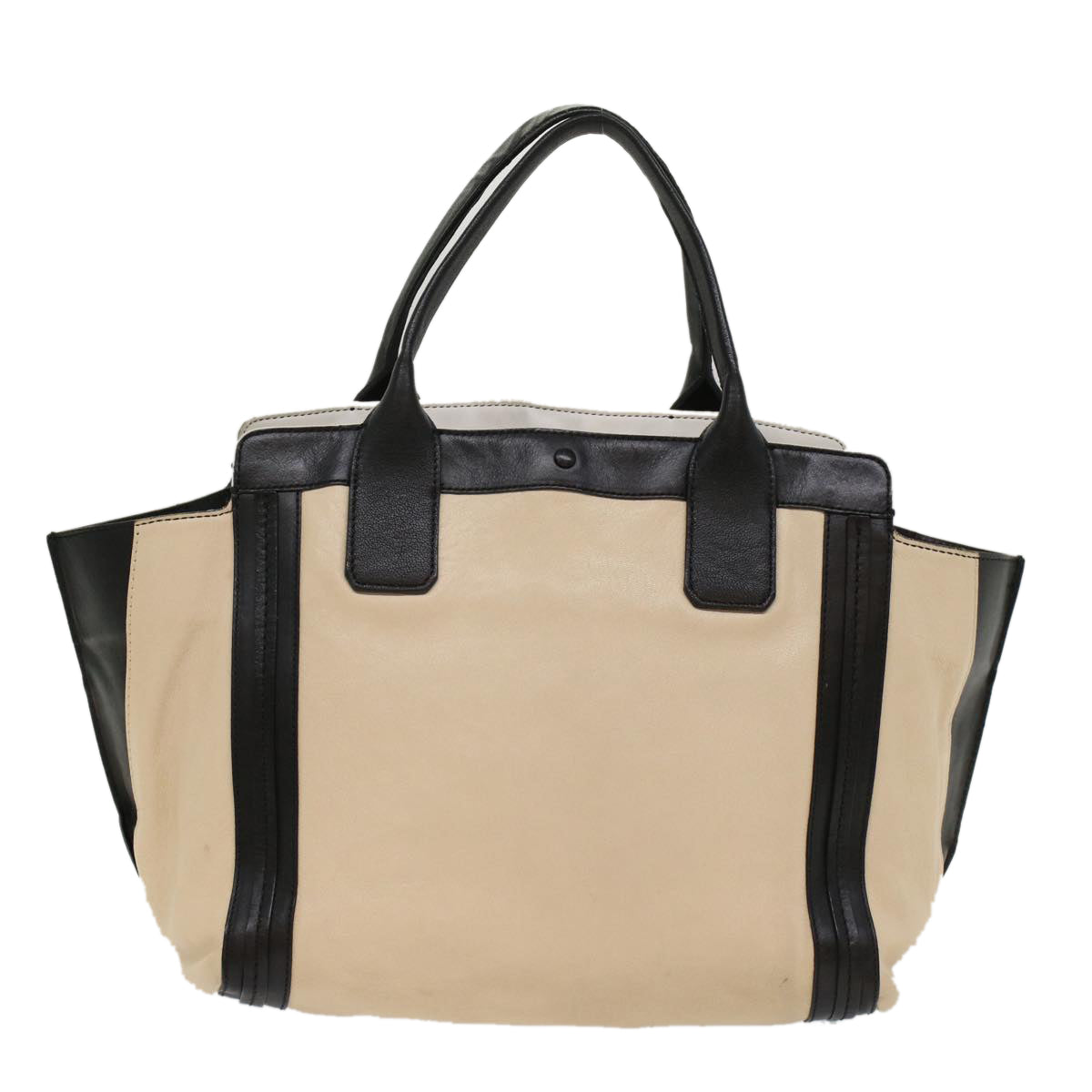 Chloe Hand Bag Leather Beige 02-14-50-65 yb346