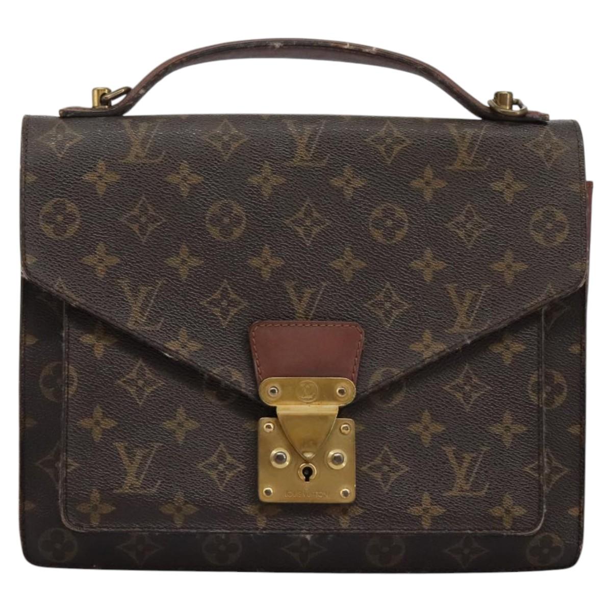 LOUIS VUITTON Monogram Monceau 28 Hand Bag M51185 LV yk17422