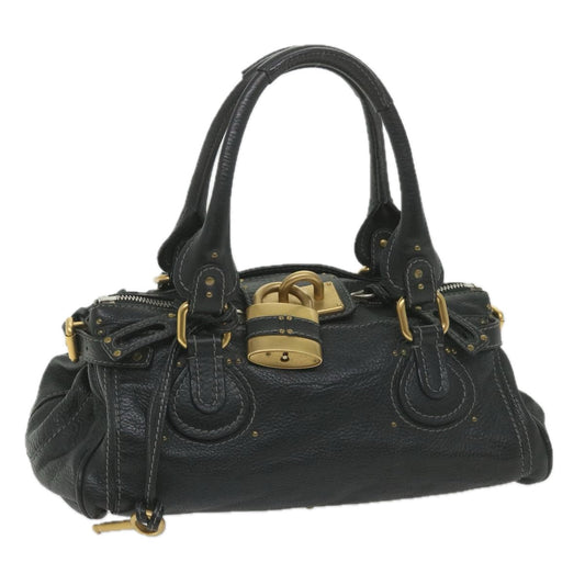 Chloe Paddington Hand Bag Leather Black 04 08 51 5191 yk9234