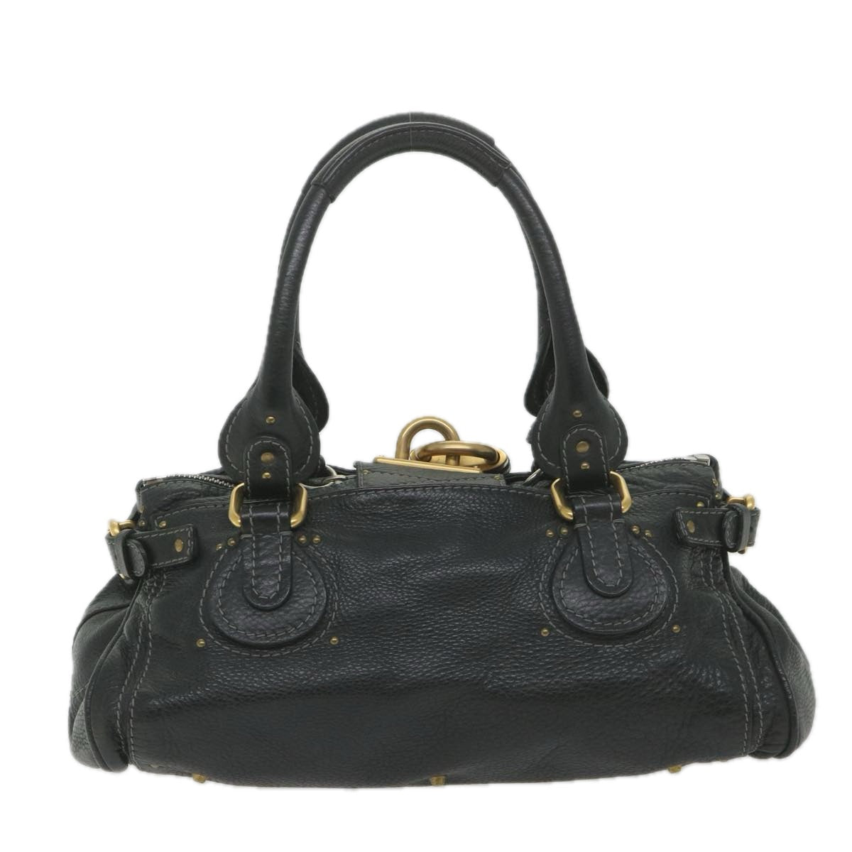 Chloe Paddington Hand Bag Leather Black 04 08 51 5191 yk9234