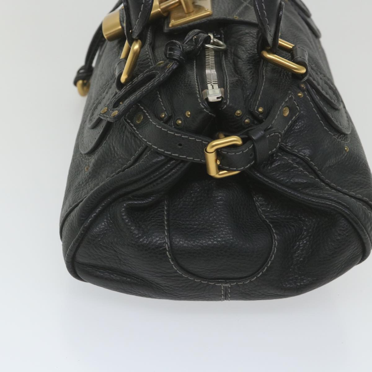 Chloe Paddington Hand Bag Leather Black 04 08 51 5191 yk9234