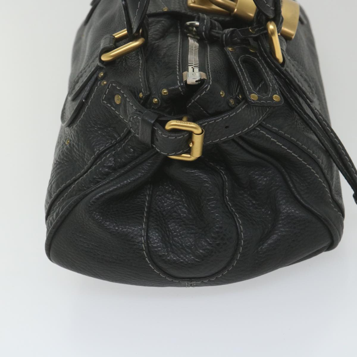 Chloe Paddington Hand Bag Leather Black 04 08 51 5191 yk9234