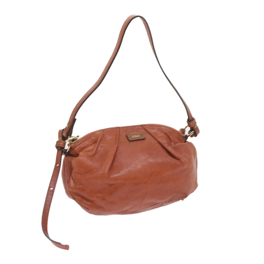 Chloe Hand Bag Leather 2way Brown 03 12 99 65 yk9497