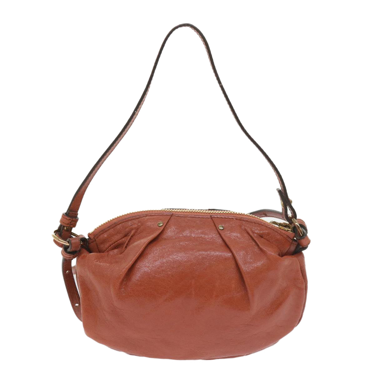 Chloe Hand Bag Leather 2way Brown 03 12 99 65 yk9497