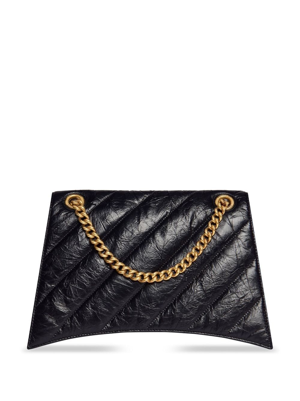 Balenciaga Women Borsa Crush Media Trapuntata Con Catena
