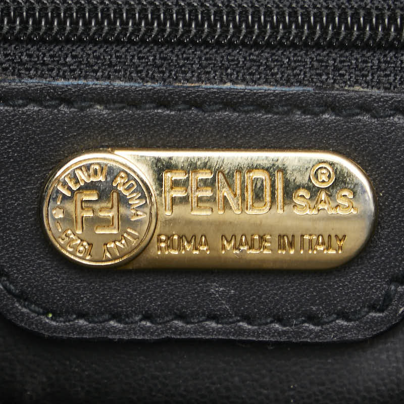 Fendi Leather Clutch Bag Black