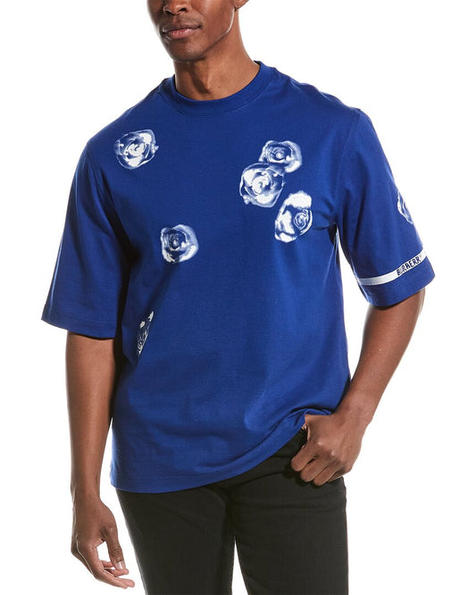 Burberry Rose T-Shirt Blue