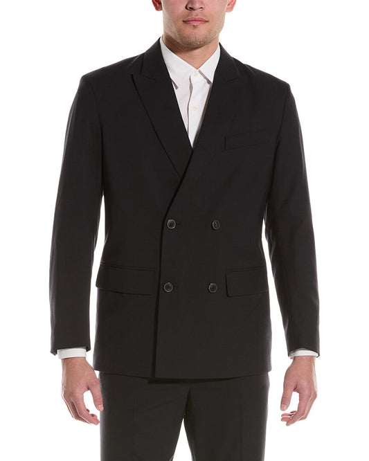 Valentino Wool-Blend Jacket Regular XL Purple