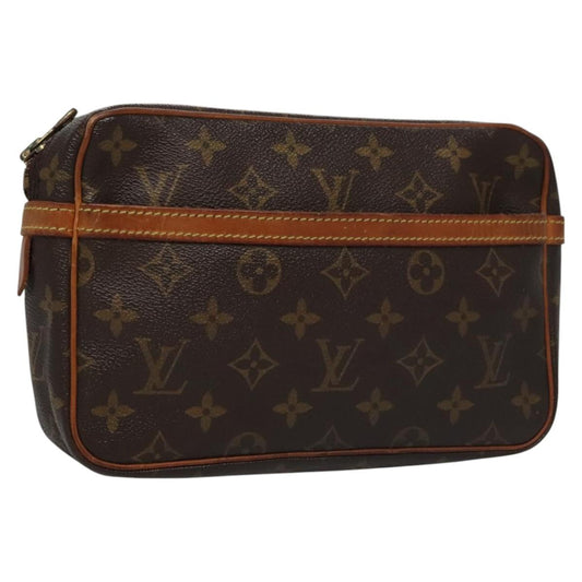 LOUIS VUITTON Monogram Compiegne 23 Clutch Bag M51847 LV 102036