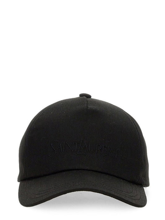 Saint Laurent Women Cappello Da Baseball Con Logo