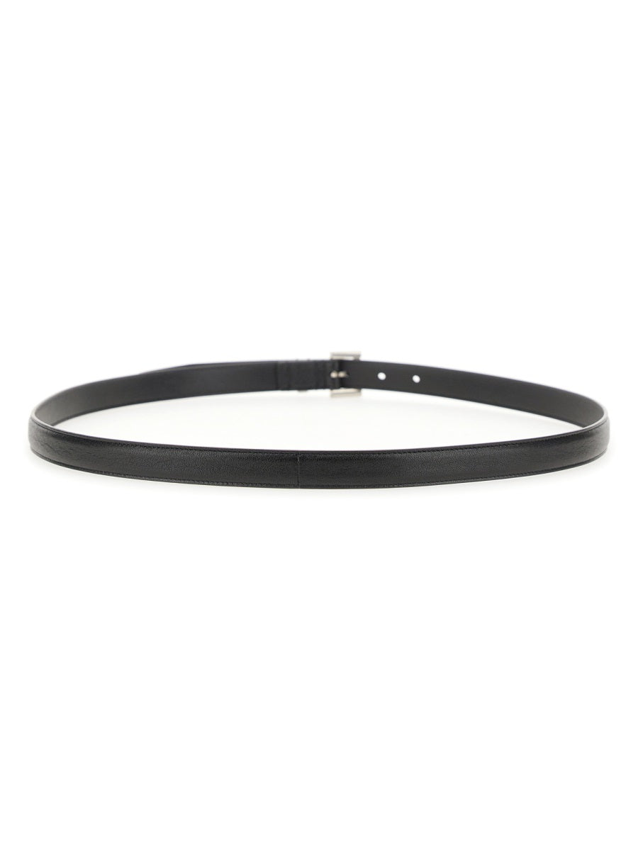 Saint Laurent Men Cintura Sottile "Cassandre"