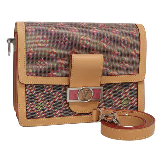 LOUIS VUITTON Monogram LV Pop Dauphine MM Shoulder Bag Red M55452 103428S
