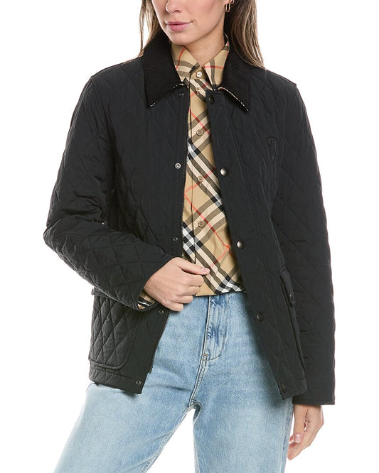 Burberry B Shield Puffer Jacket Black