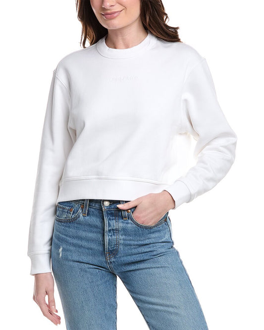 Burberry Check Sweatshirt White