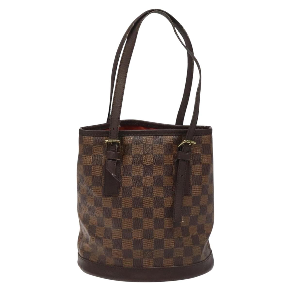 LOUIS VUITTON Damier Ebene Marais Shoulder Bag N42240 LV 109516