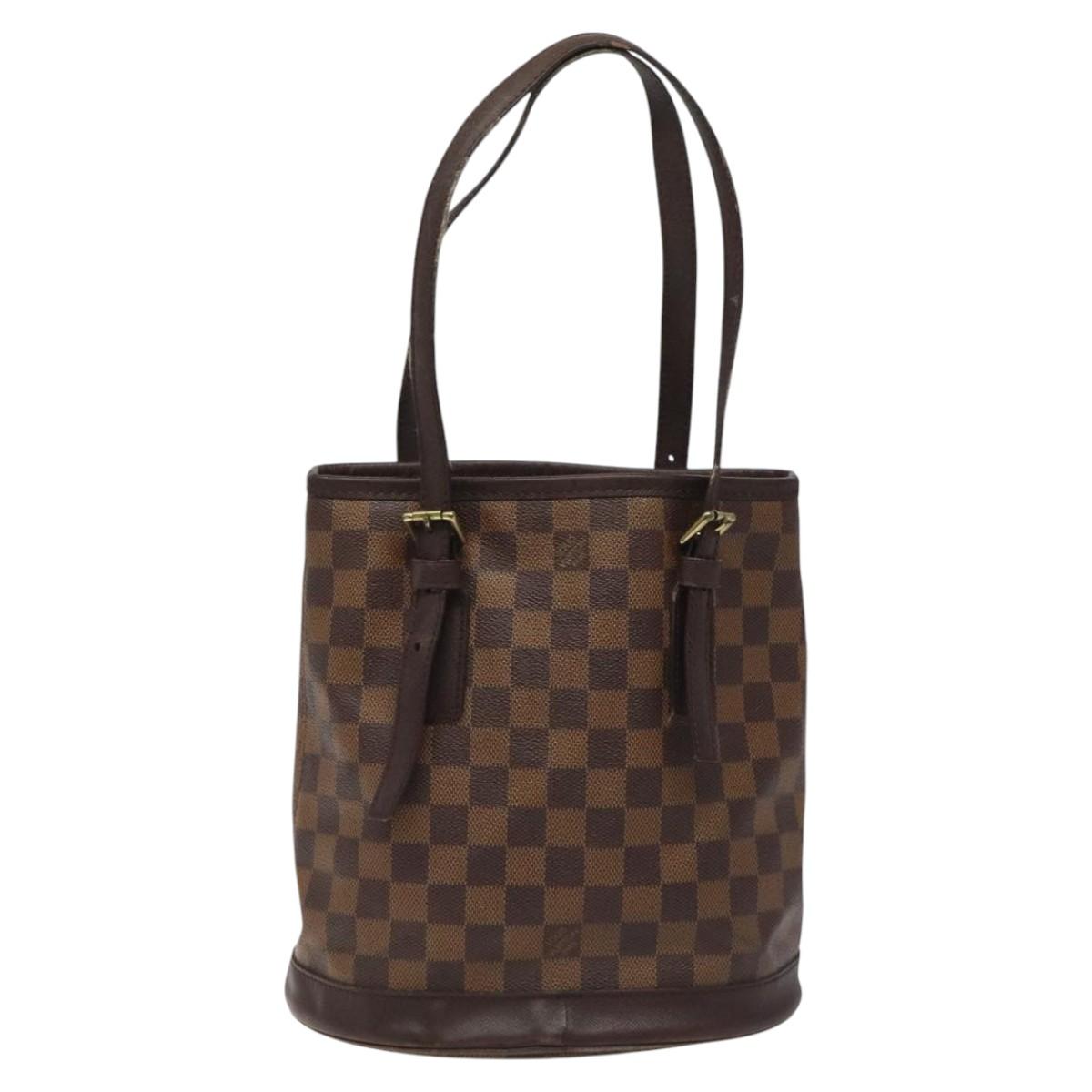 LOUIS VUITTON Damier Ebene Marais Shoulder Bag N42240 LV 109516