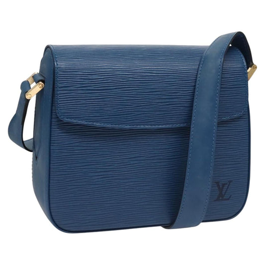 LOUIS VUITTON Epi Bushi Shoulder Bag Blue LV 110082