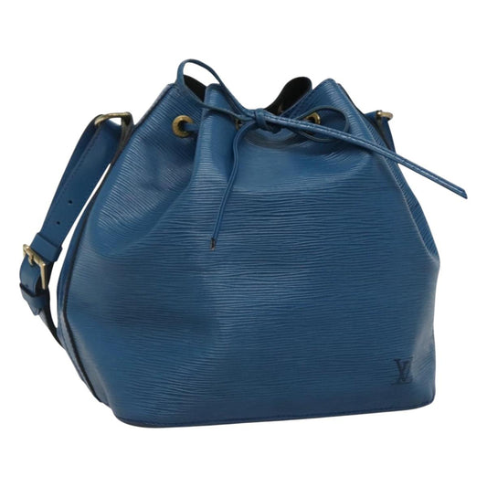 LOUIS VUITTON Epi Petit Noe Shoulder Bag Blue M44105 LV 110107