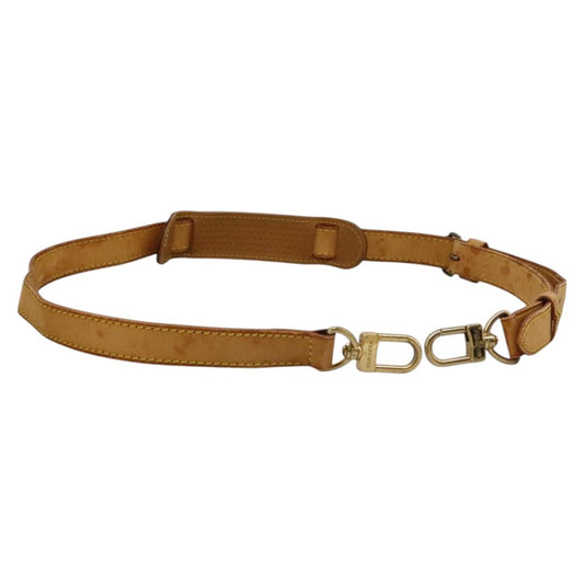 LOUIS VUITTON Adjustable Shoulder Strap Leather 35.8""-43.3"" Beige 110234