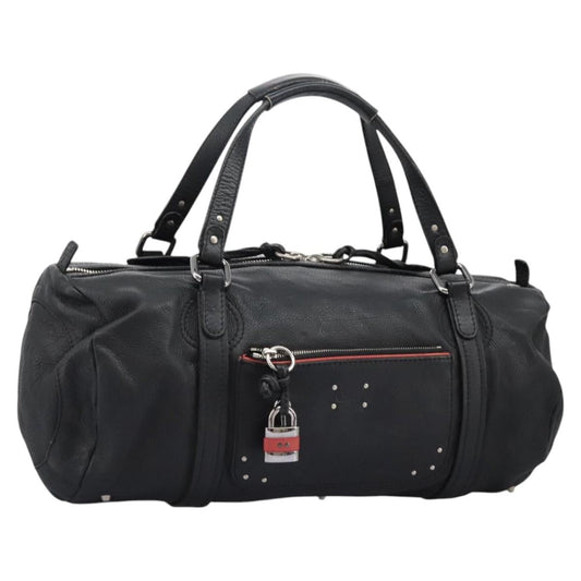 Chloe Hand Bag Leather Black 110305