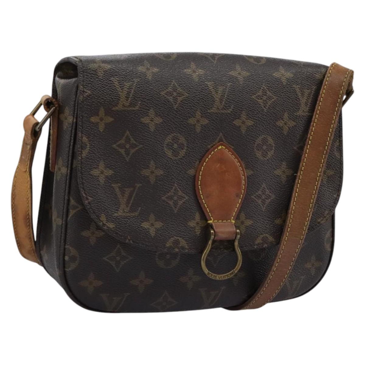 LOUIS VUITTON Monogram Saint Cloud GM Shoulder Bag M51242 LV 110344