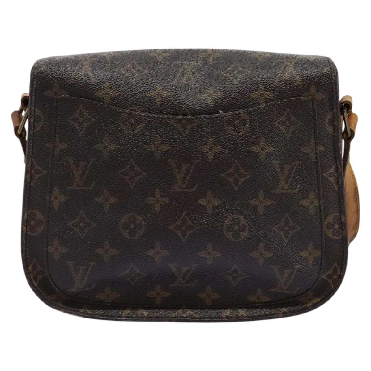 LOUIS VUITTON Monogram Saint Cloud GM Shoulder Bag M51242 LV 110344