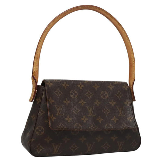 LOUIS VUITTON Monogram Mini Looping Shoulder Bag M51147 LV 110374