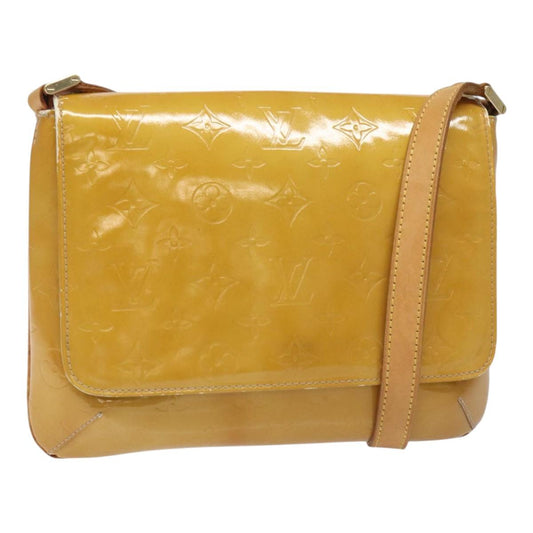 LOUIS VUITTON Monogram Vernis Thompson Street Bag Beige M91301 LV 110473