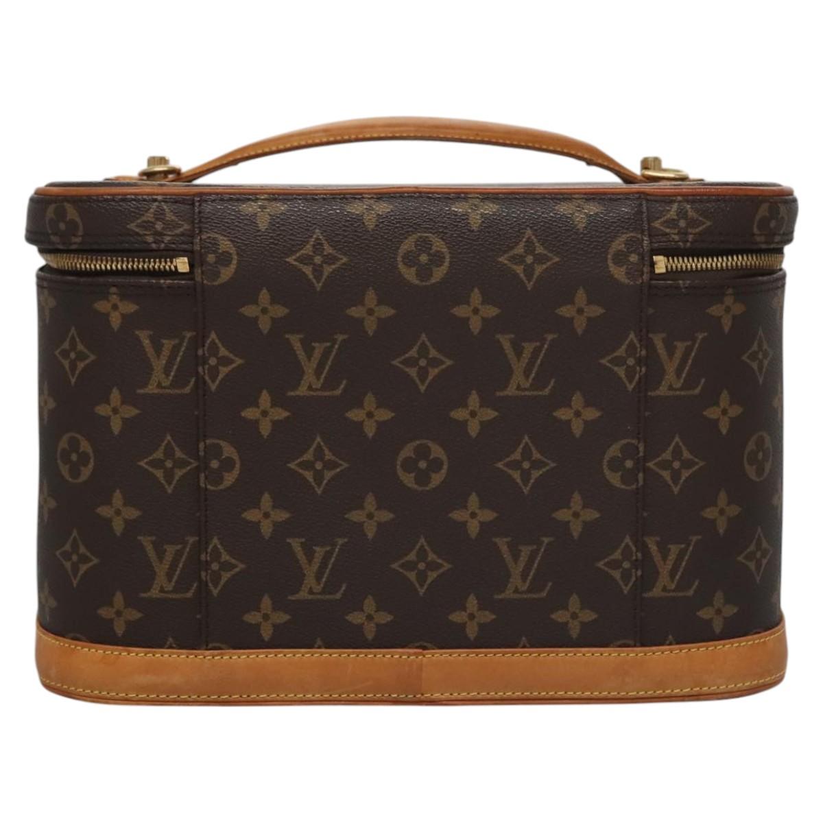 LOUIS VUITTON Monogram Nice Hand Bag M47280 LV 110509