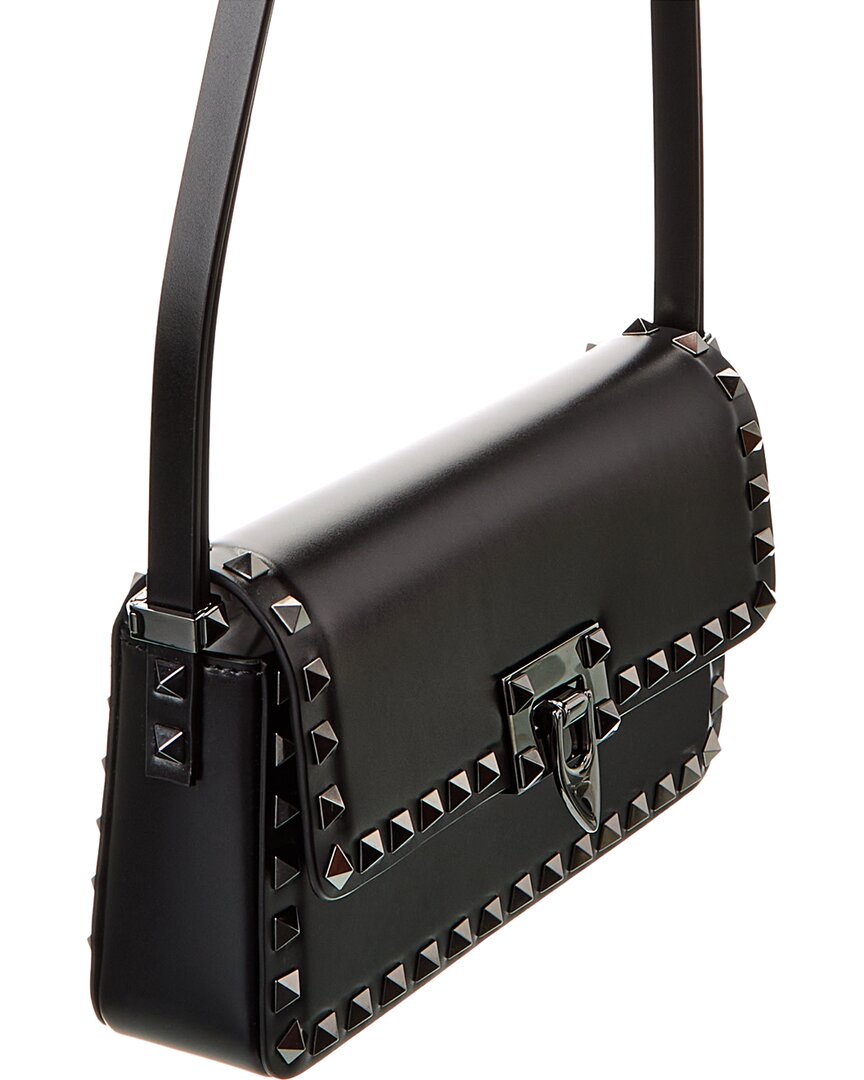 Valentino Rockstud23 East-West Leather Hobo Bag