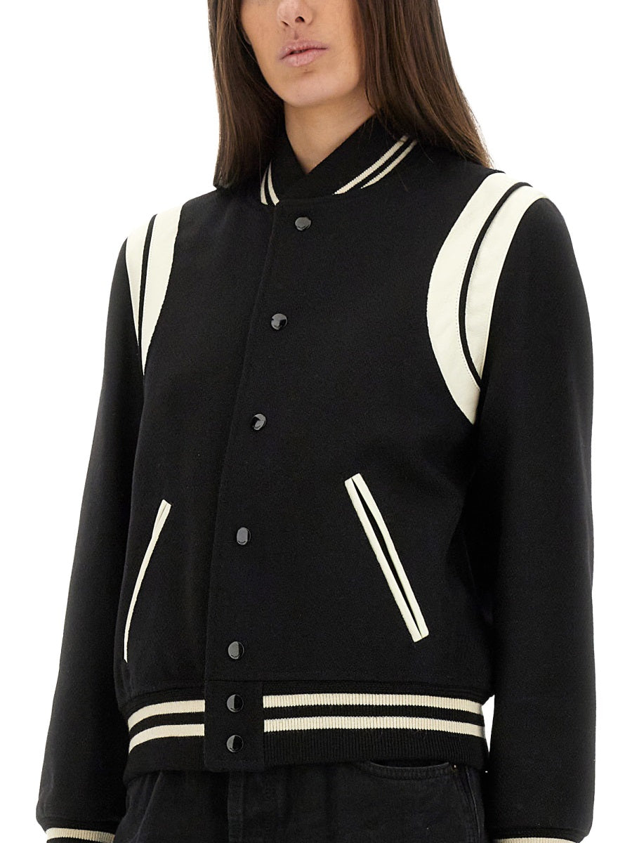 Saint Laurent Women Teddy In Wool