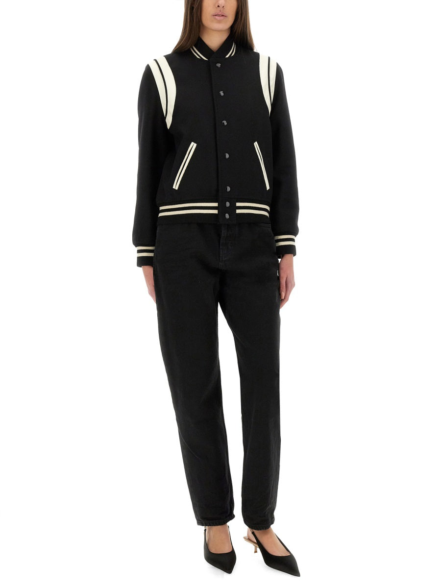 Saint Laurent Women Teddy In Wool