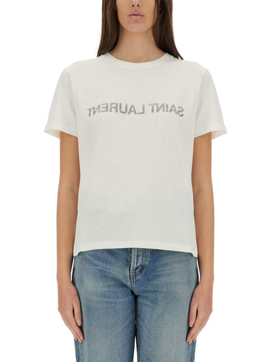 Saint Laurent Women Saint Laurent Reverse T-Shirt