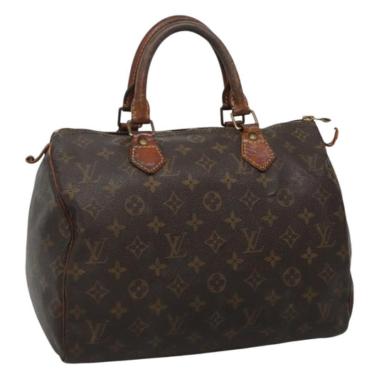 LOUIS VUITTON Monogram Speedy 30 Hand Bag M41526 LV 112208